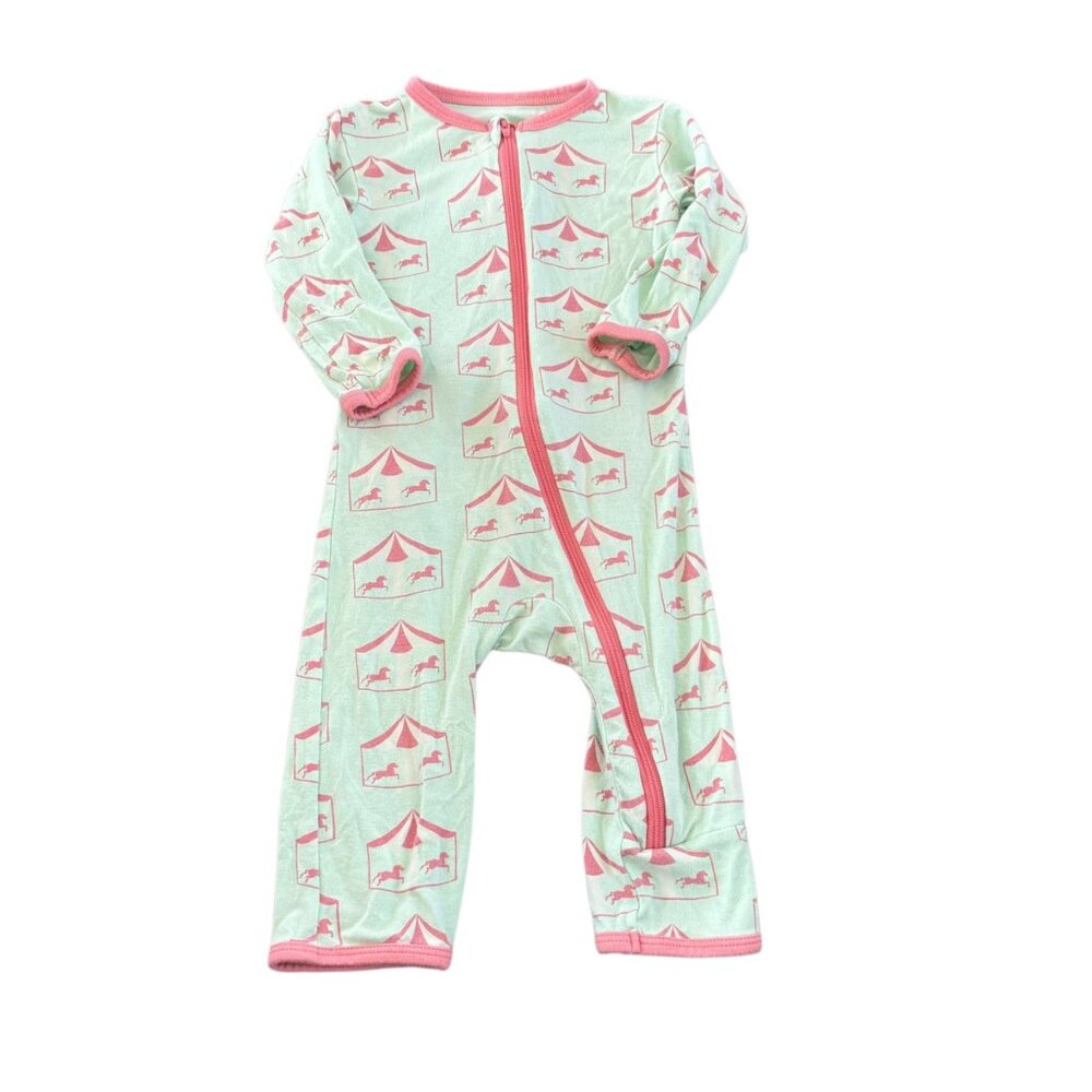 Kickee Pants Carousel Horse Romper Size 0-3M